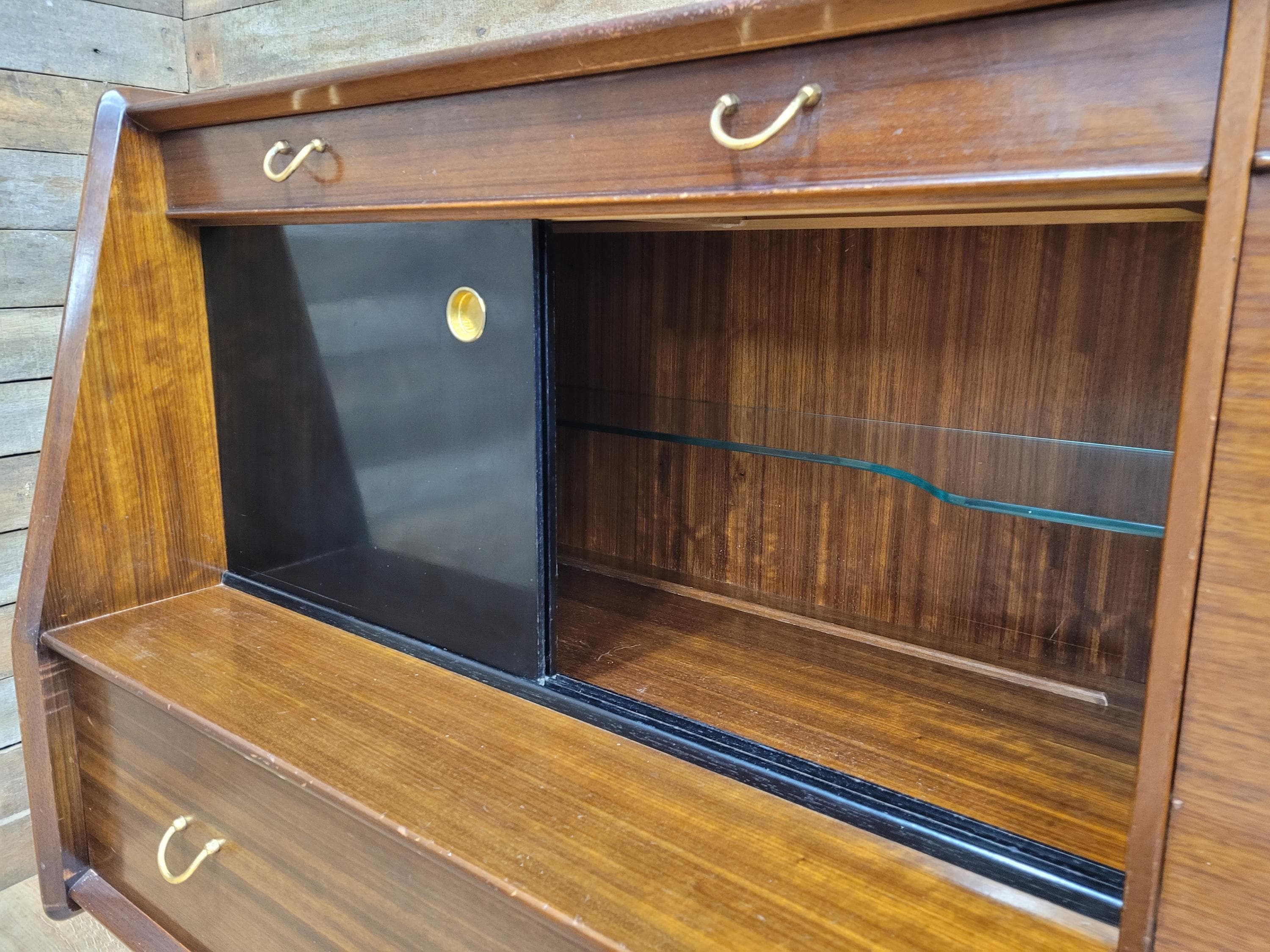 Mid Century Highboard Librenza Tola G Plan Sideboard E Gomme Cocktail Cabinet
