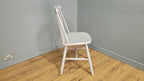 Mid Century Style Grey Stick Back Chair Ideal Bedroom Office Desk Chair
