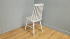 Mid Century Style Grey Stick Back Chair Ideal Bedroom Office Desk Chair