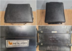 Vintage Industrial Metal Stool Factory Office School Workshop Stool Black Pad