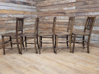 10 Vintage CC41 Herbert E Chapple Utility Chairs Elm & Beech Dining Chairs