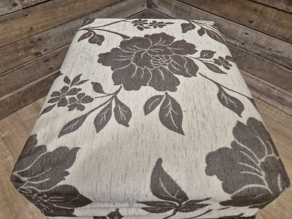 Vintage Country House Claw Ball Foot Rectangular Footstool Upholstered Pad