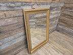 Vintage Bevel Edge Gold Framed Gilt Style Large Ornate Mantle Wall Mirror