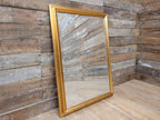 Vintage Gilt Over Mantle Wall Mirror Gold Distressed Framed