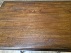 Antique Arts & Craft Flame Mahogany Hall Table Plant Stand Wine Table