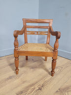 Antique C19th Century Bergere Apprentice Armchair Toy Chair