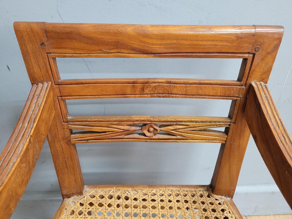 Antique C19th Century Bergere Apprentice Armchair Toy Chair