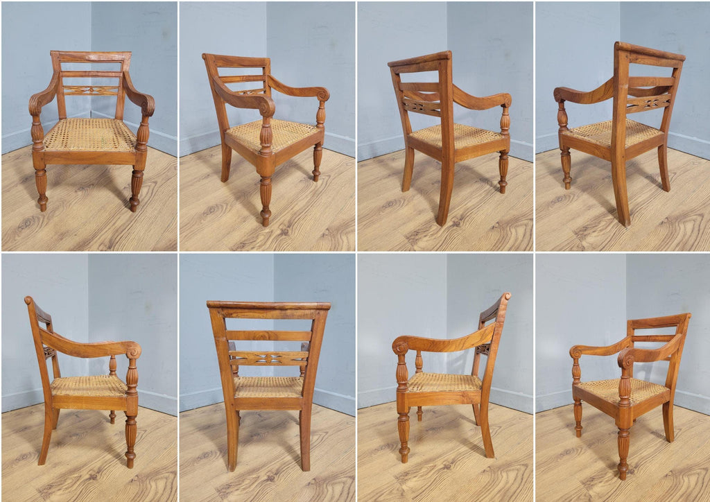 Antique C19th Century Bergere Apprentice Armchair Toy Chair