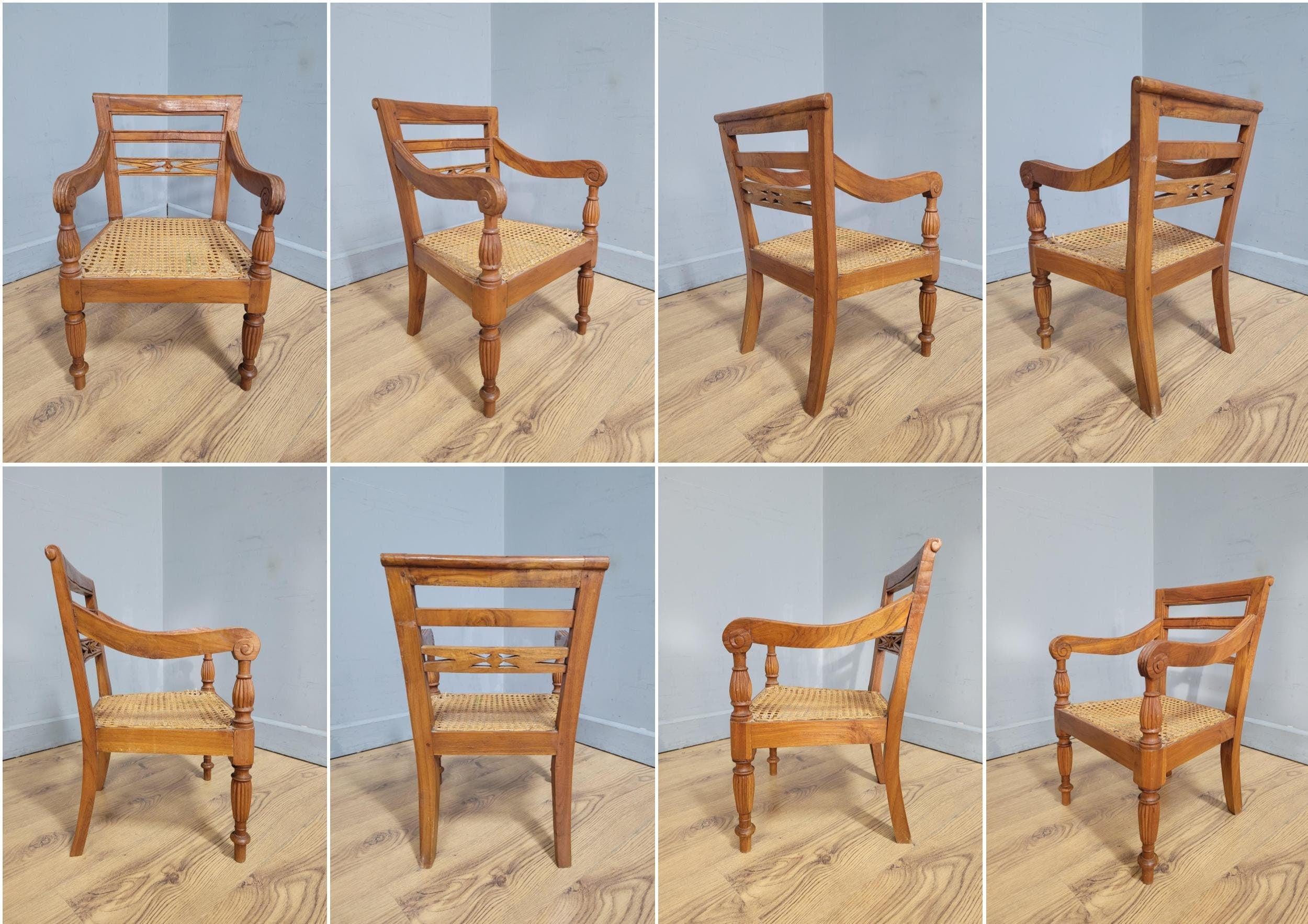 Antique C19th Century Bergere Apprentice Armchair Toy Chair