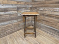 Vintage Barley Twist Pie Crust Oak Side Table Hall Table Plant Stand