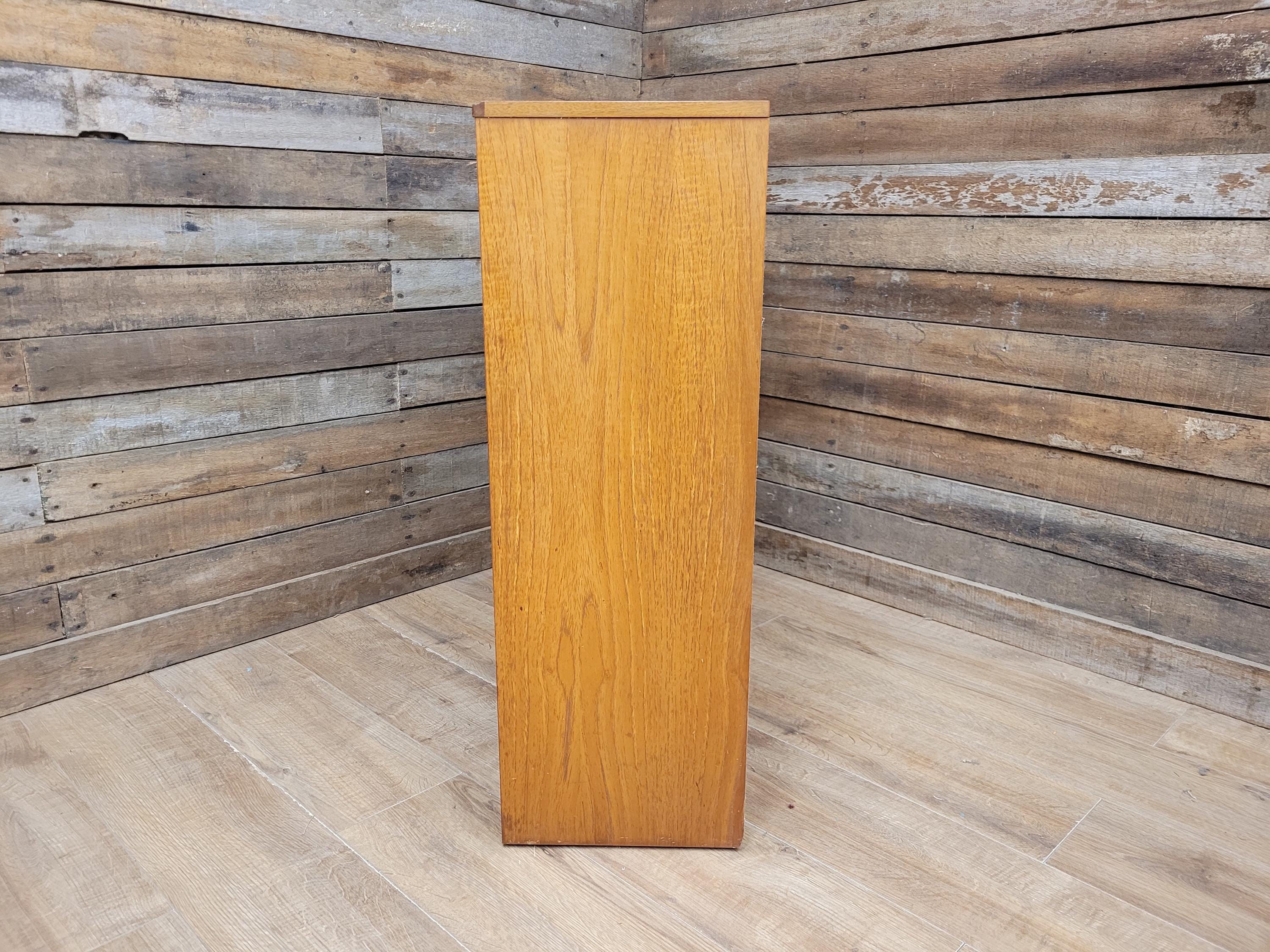Vintage Legate Teak Display Cabinet with Glass Doors Mid Century 1970s Retro