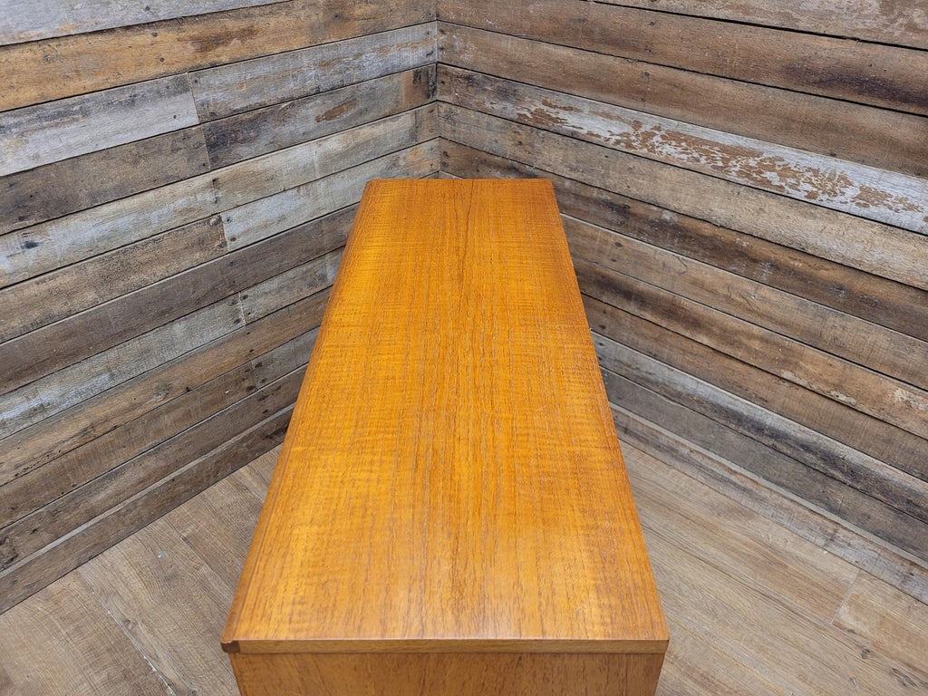 Vintage Legate Teak Display Cabinet with Glass Doors Mid Century 1970s Retro