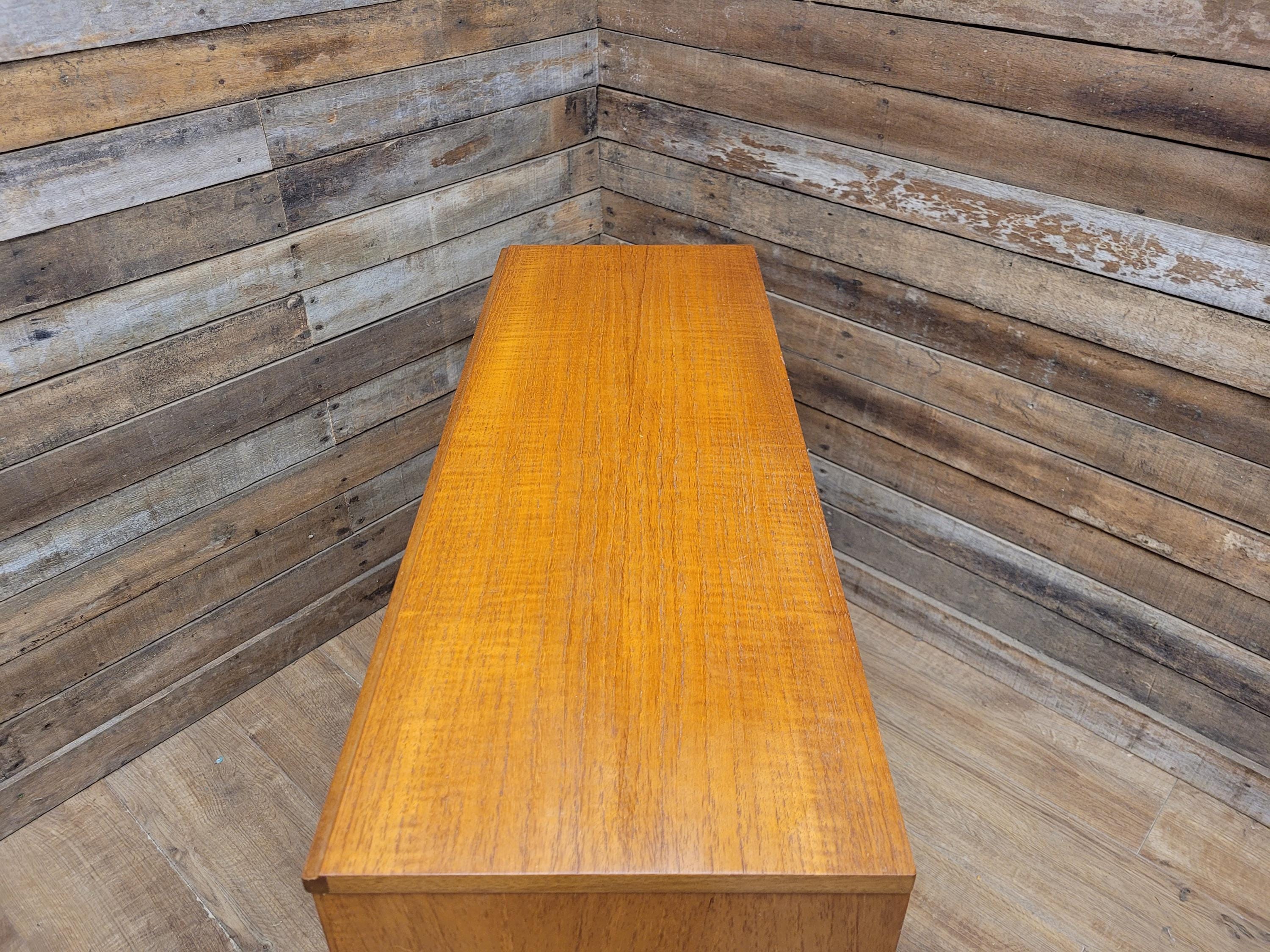 Vintage Legate Teak Display Cabinet with Glass Doors Mid Century 1970s Retro