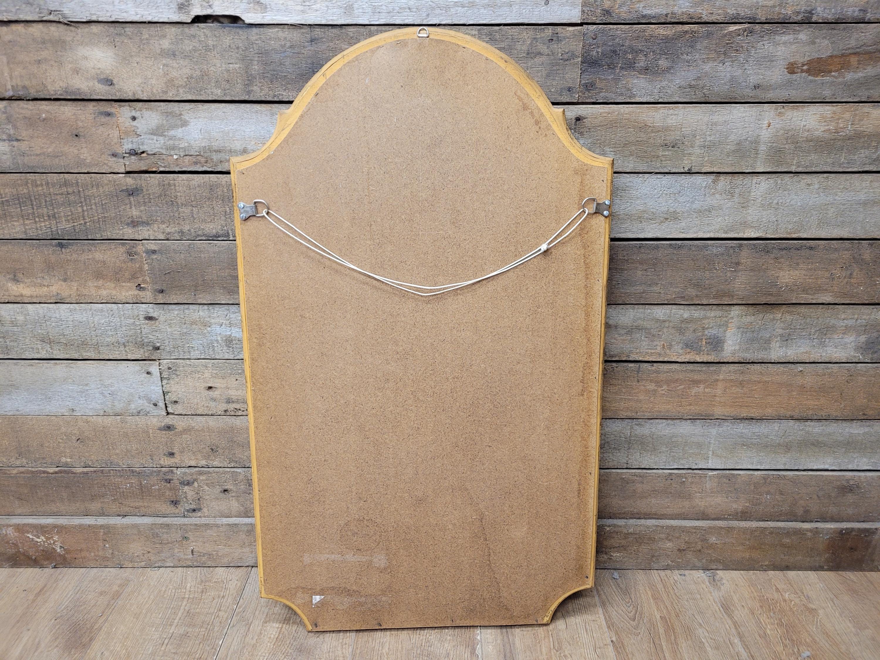 Vintage Gilt Arch Wall Mirror Ornate Gold Framed Decorative Mirror