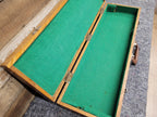 Vintage Oak Shotgun Case with Green Felt Lining – 12 Bore Gun Case