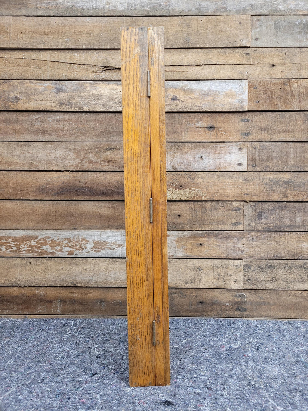 Vintage Oak Shotgun Case with Green Felt Lining – 12 Bore Gun Case