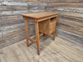 Vintage Distressed Office Study Industrial Library Desk Two Drawers With Key