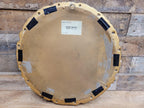 Vintage Circular Gold Wall Mirror Ornate Moulded Plaster Gilt Style
