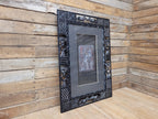 Tribal Egyptian Inspired Carved Decorative Plaque Wall Art