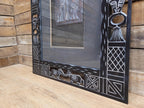 Tribal Egyptian Inspired Carved Decorative Plaque Wall Art
