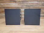 Pair of Hand-Painted Bedside Tables in Fusion Ash with Tropical Leaf Design