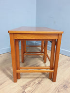Mid Century Teak Nest of Coffee Table Retro Chic