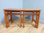 Mid Century Teak Nest of Coffee Table Retro Chic