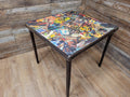 Vintage Shabby Chic Folding Card Bridge Or Games Table Functional Wall Art