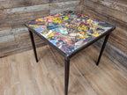 Vintage Shabby Chic Folding Card Bridge Or Games Table Functional Wall Art