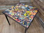 Vintage Shabby Chic Folding Card Bridge Or Games Table Functional Wall Art