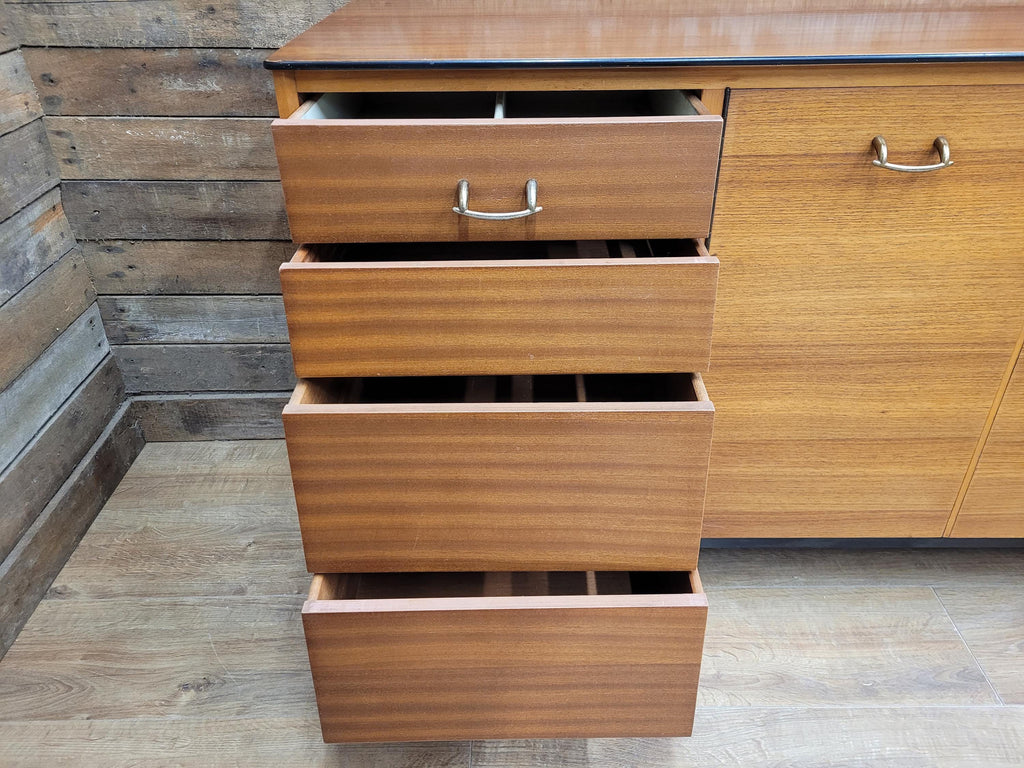 Mid Century Avalon Yatton Teak Sideboard Drinks Cabinet 1960s Vintage Retro
