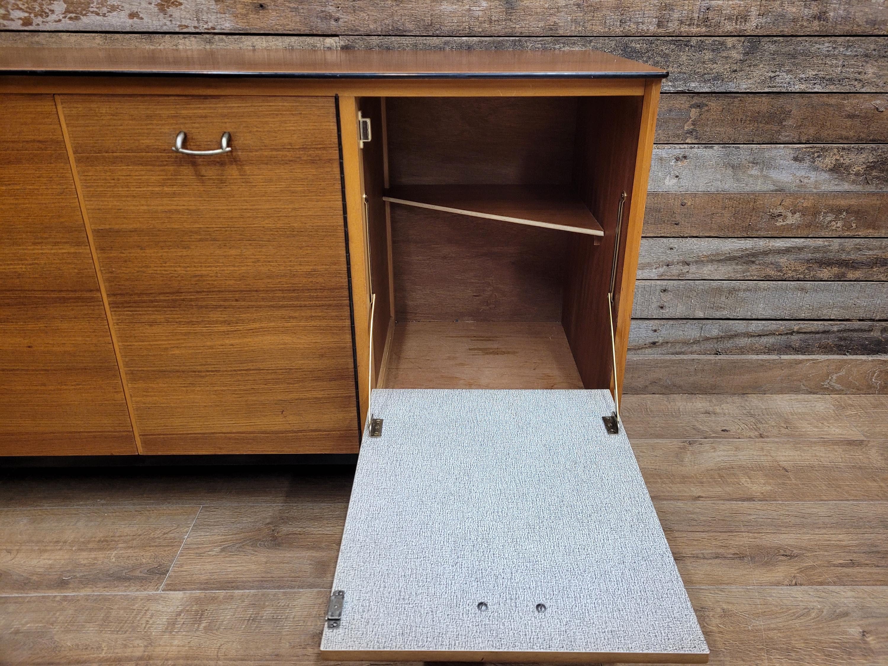 Mid Century Avalon Yatton Teak Sideboard Drinks Cabinet 1960s Vintage Retro