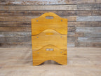 Vintage Rustic Pine Modular Wine Rack Storage Bottle Rack