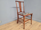 Antique Arts And Crafts Wood Framed Hall Bedroom Chair