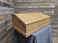 Antique Distressed Pine Clerks Writing Slope Great Maître d' Host Station