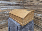 Antique Distressed Pine Clerks Writing Slope Great Maître d' Host Station