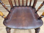 Vintage Country House Lath Back Grandfather Windsor Carver Chair