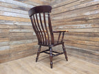 Vintage Country House Lath Back Grandfather Windsor Carver Chair