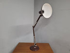 Vintage Brown Angle Desk Lamp Heavy Base Lighting Angled
