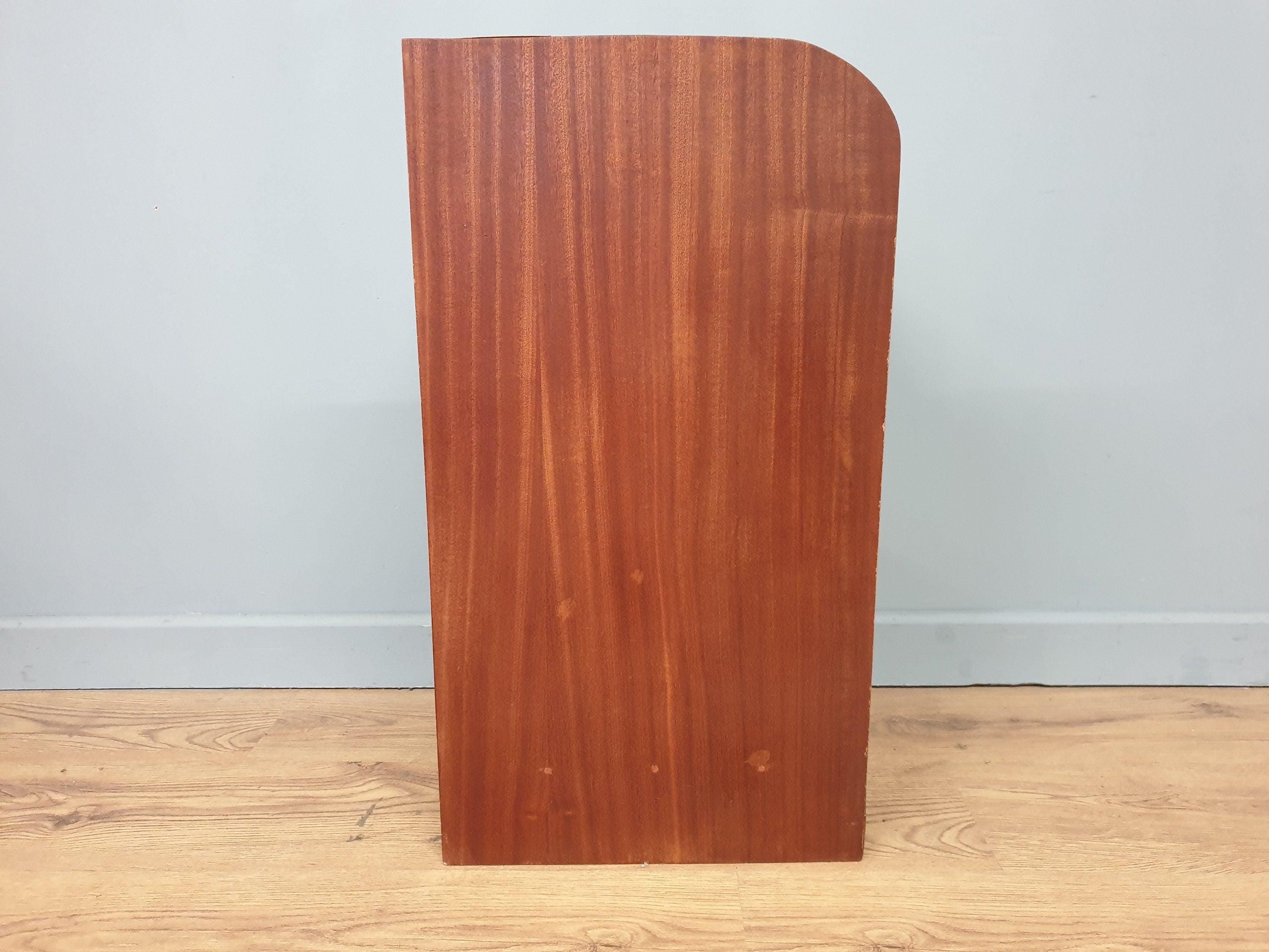 Mid Century Danish Influenced Teak Bedside Shelves Night Stand Scandi Chic