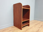 Mid Century Danish Influenced Teak Bedside Shelves Night Stand Scandi Chic