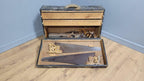 Vintage Toolbox Inc Tools Disston Saw Rose Sorby Chisels Thor Ibbortson Plane