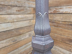 Vintage Metal Floor Standing Street Lamp Post 7'7" tall