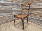 Antique Early 19th Century Regency Inlaid Rosewood Desk Hall Bedroom Chair