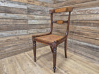 Antique Early 19th Century Regency Inlaid Rosewood Desk Hall Bedroom Chair