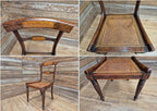 Antique Early 19th Century Regency Inlaid Rosewood Desk Hall Bedroom Chair