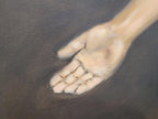 Large 180x208cm Contemporary Oil Painting Male Nude Figures Symbolic Modern Art