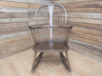 Vintage Ercol Golden Dawn Windsor Chairmakers Rocking Chair 7912 Elm/Beech