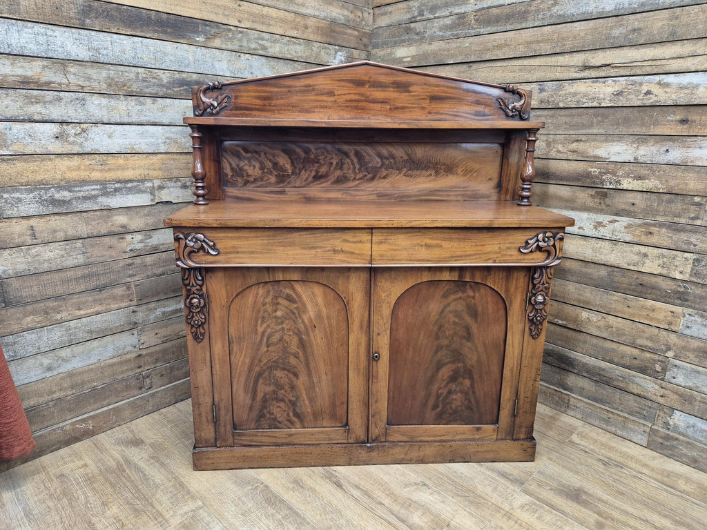Antique 19th Century Mahogany Chiffonier Sideboard Circa 1870