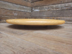 Vintage Blonde Side Table Folding Tray With Lazy Susan Occasional Table